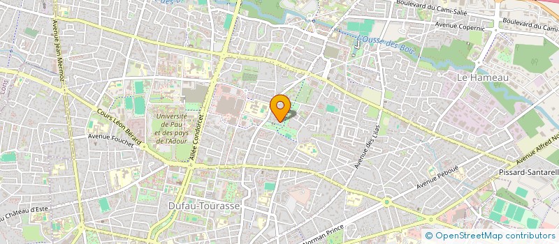 localisation de l'entreprise MONSIEUR EMMANUEL ONRAET à PAU