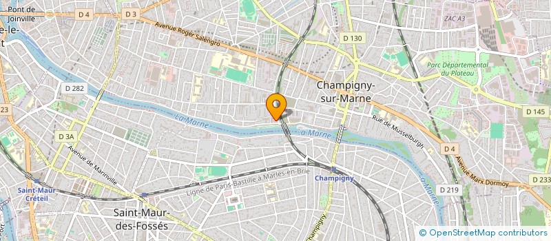 localisation de l'entreprise MONSIEUR EMMANUEL ORE  CHAMPIGNY-SUR-MARNE