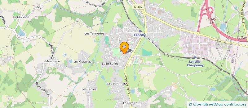 localisation de l'entreprise MONSIEUR EMMANUEL ORTEGA  LENTILLY