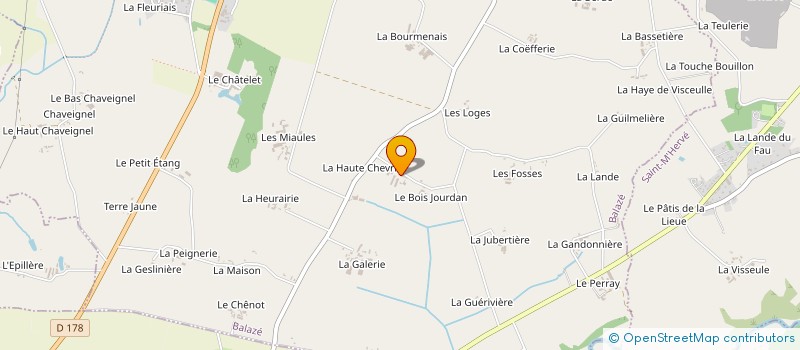 localisation de l'entreprise MONSIEUR EMMANUEL ORY  BALAZE