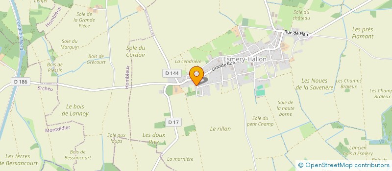 localisation de l'entreprise MONSIEUR EMMANUEL OSTERMANN à DOUILLY