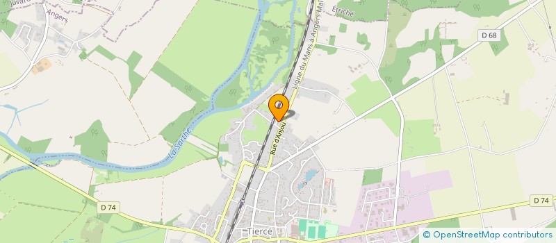 localisation de l'entreprise MONSIEUR EMMANUEL OUAGOU  TIERCE