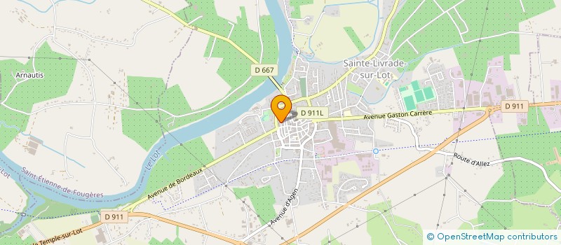 localisation de l'entreprise MONSIEUR EMMANUEL OUMOUM  SAINTE-LIVRADE-SUR-LOT