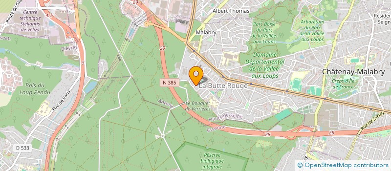 localisation de l'entreprise MONSIEUR EMMANUEL OURAGA  CHATENAY-MALABRY