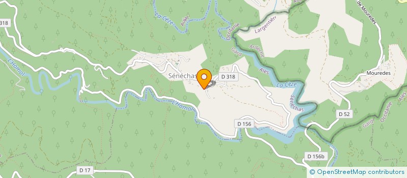 localisation de l'entreprise MONSIEUR EMMANUEL OZIOL  SENECHAS