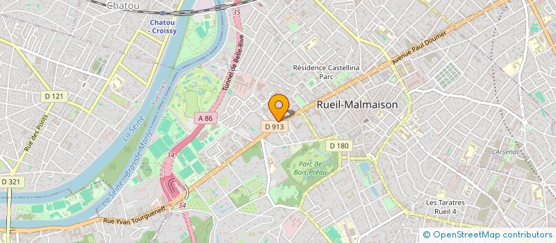 localisation de l'entreprise MONSIEUR EMMANUEL PAIN à RUEIL-MALMAISON