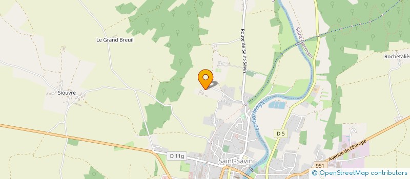 localisation de l'entreprise MONSIEUR EMMANUEL PAIRAULT  SAINT-SAVIN