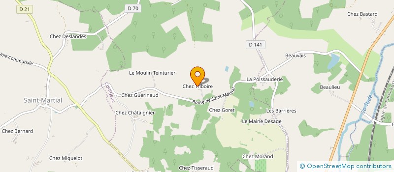 localisation de l'entreprise MONSIEUR EMMANUEL PALOS GALAN à COURGEAC