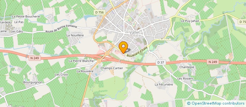 localisation de l'entreprise MONSIEUR EMMANUEL PAPIN à VALLET