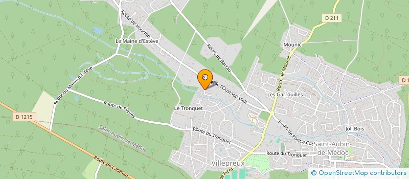 localisation de l'entreprise MONSIEUR EMMANUEL PARENT  SAINT-AUBIN-DE-MEDOC