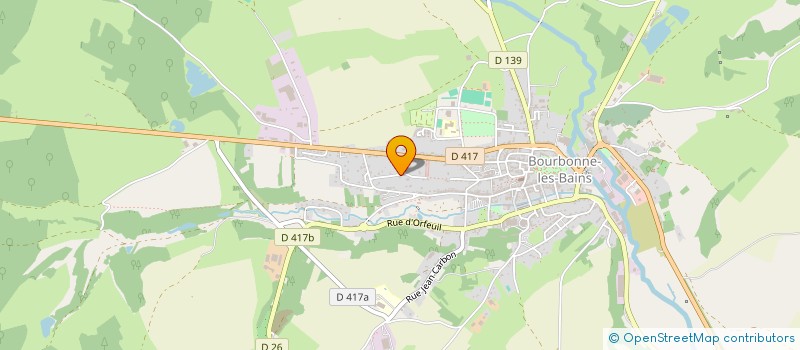 localisation de l'entreprise MONSIEUR EMMANUEL PARISOT à BOURBONNE-LES-BAINS