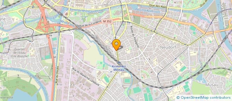 localisation de l'entreprise MONSIEUR EMMANUEL PARMENTIER à STRASBOURG
