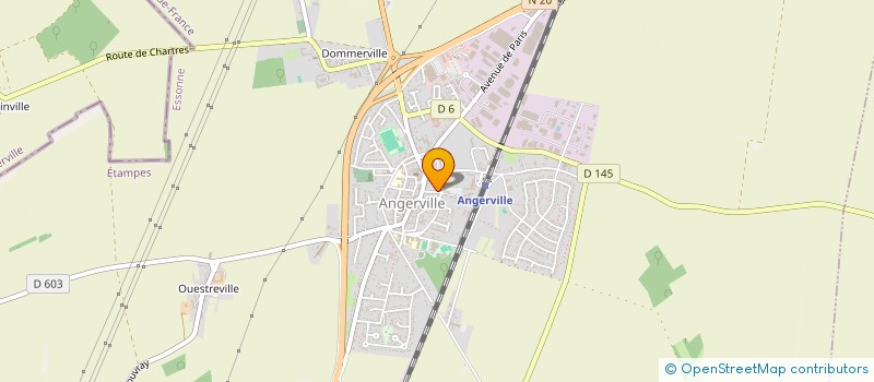 localisation de l'entreprise MONSIEUR EMMANUEL PARMENTIER  ANGERVILLE
