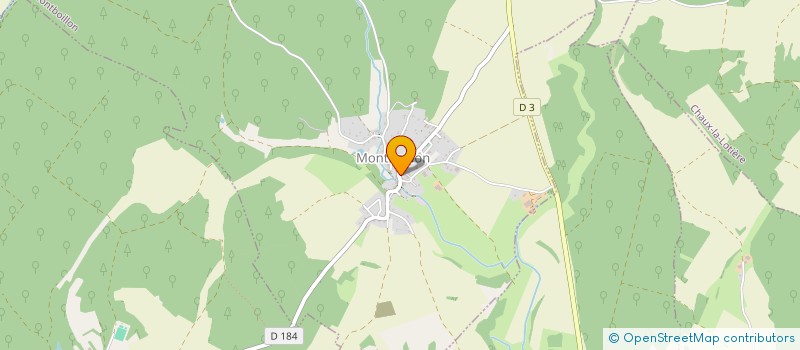 localisation de l'entreprise MONSIEUR EMMANUEL PARRA  MONTBOILLON