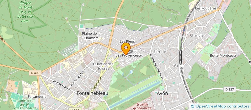 localisation de l'entreprise MONSIEUR EMMANUEL PARROU à FONTAINEBLEAU