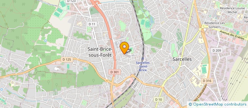 localisation de l'entreprise MONSIEUR EMMANUEL PARTOUCHE  SAINT-BRICE-SOUS-FORET