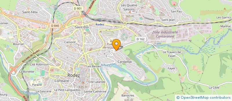 localisation de l'entreprise MONSIEUR EMMANUEL PASQUET à RODEZ
