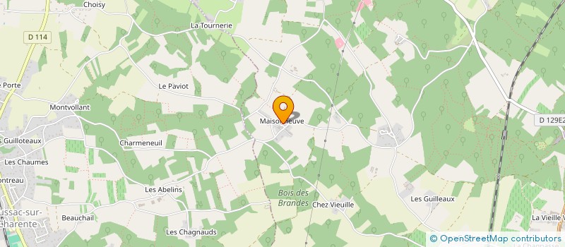 localisation de l'entreprise MONSIEUR EMMANUEL PATROUILLAULT  LE DOUHET