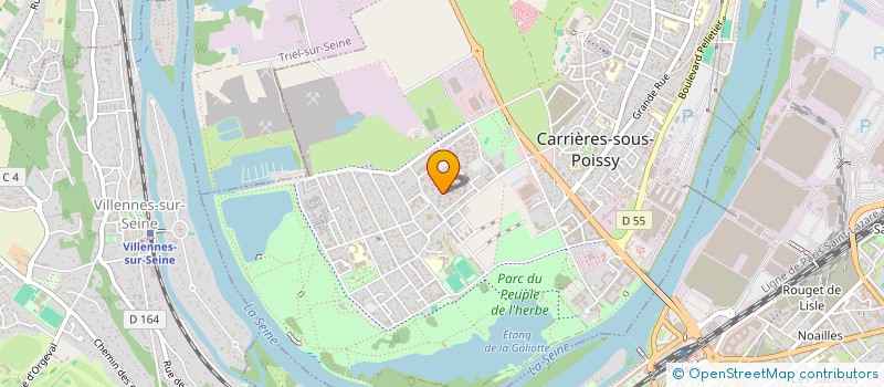 localisation de l'entreprise MONSIEUR EMMANUEL PAUL  CARRIERES-SOUS-POISSY