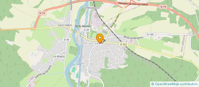 localisation de l'entreprise MONSIEUR EMMANUEL PAULET  PORT-SUR-SAONE