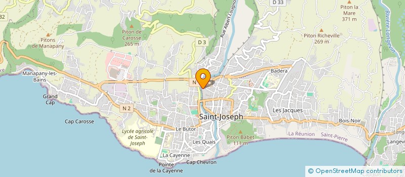 localisation de l'entreprise MONSIEUR EMMANUEL PAYET à SAINT-JOSEPH