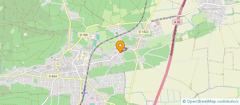 localisation de l'entreprise MONSIEUR EMMANUEL PECHIN  GERTWILLER