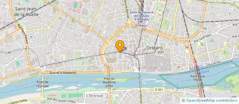 localisation de l'entreprise MONSIEUR EMMANUEL PELLETIER  ORLEANS