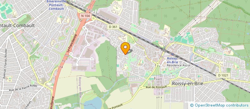 localisation de l'entreprise MONSIEUR EMMANUEL PEREIRA à ROISSY-EN-BRIE