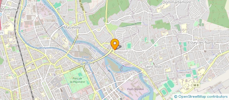 localisation de l'entreprise MONSIEUR EMMANUEL PEREIRA  SAINT-MAX