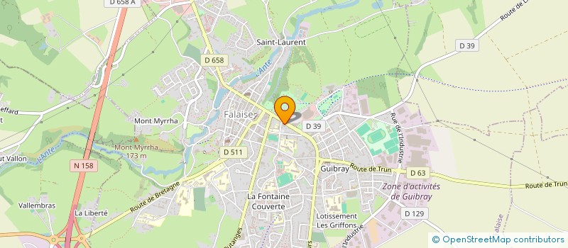 localisation de l'entreprise MONSIEUR EMMANUEL PERESSE à FALAISE