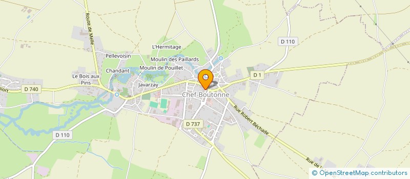 localisation de l'entreprise MONSIEUR EMMANUEL PERONNEAU à CHEF-BOUTONNE