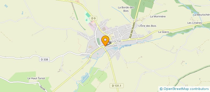 localisation de l'entreprise MONSIEUR EMMANUEL PEROTTI à LA BAZOCHE-GOUET