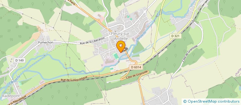 localisation de l'entreprise MONSIEUR EMMANUEL PESQUET  FLEURY-SUR-ANDELLE