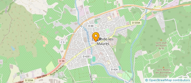 localisation de l'entreprise MONSIEUR EMMANUEL PETAT à LA LONDE-LES-MAURES