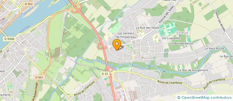 localisation de l'entreprise MONSIEUR EMMANUEL PETIT à VINEUIL