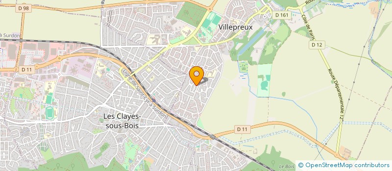 localisation de l'entreprise MONSIEUR EMMANUEL PETITJEAN  VILLEPREUX