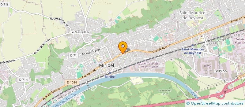 localisation de l'entreprise MONSIEUR EMMANUEL PICHOT à MIRIBEL