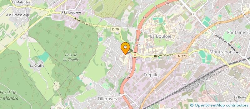localisation de l'entreprise MONSIEUR EMMANUEL PICHOT à BESANCON