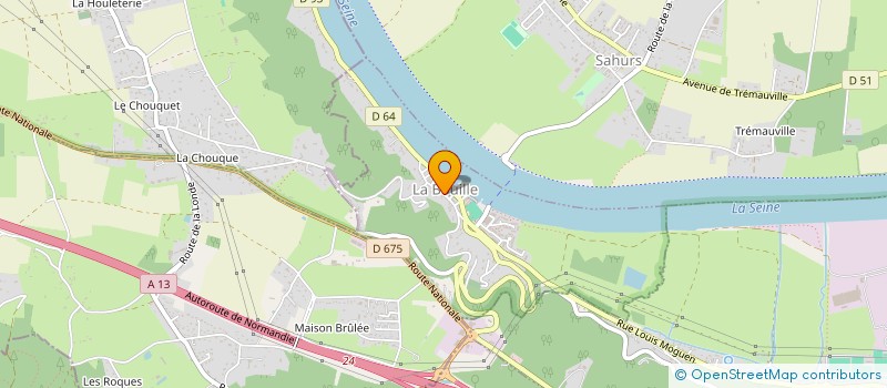 localisation de l'entreprise MONSIEUR EMMANUEL PIERCY  LA BOUILLE