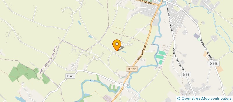 localisation de l'entreprise MONSIEUR EMMANUEL PIERRE  LESCOUT