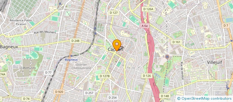 localisation de l'entreprise MONSIEUR EMMANUEL PIERRET  CACHAN