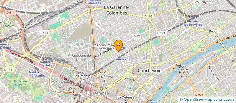 localisation de l'entreprise MONSIEUR EMMANUEL PILINSKI à COURBEVOIE