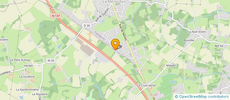 localisation de l'entreprise MONSIEUR EMMANUEL PINTO CASTANHEIRA  TREILLIERES