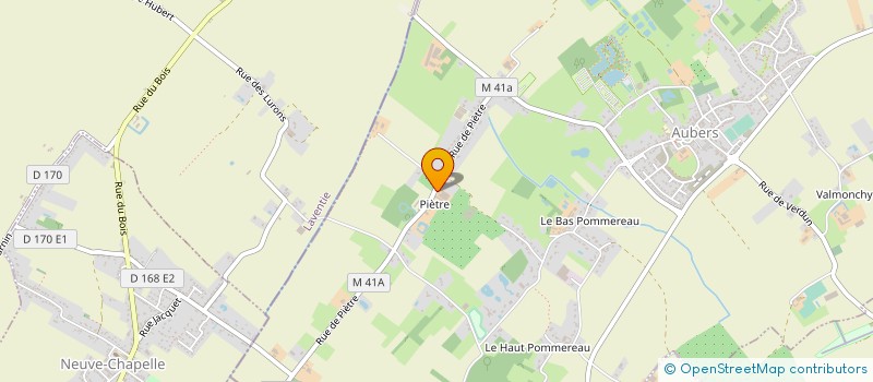localisation de l'entreprise MONSIEUR EMMANUEL PLANCKE à AUBERS