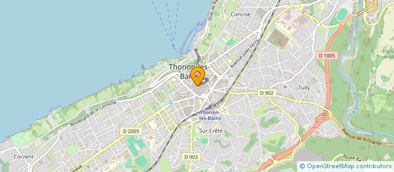 localisation de l'entreprise MONSIEUR EMMANUEL PLANTARD à THONON-LES-BAINS