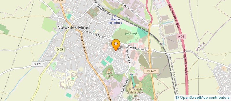 localisation de l'entreprise MONSIEUR EMMANUEL PODLECKI  NUX-LES-MINES