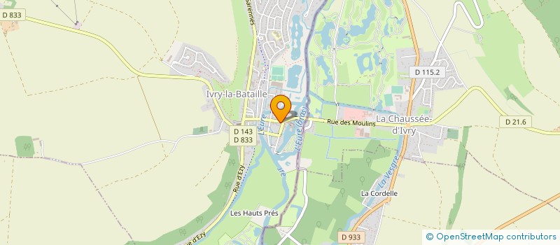 localisation de l'entreprise MONSIEUR EMMANUEL POICHOTTE  IVRY-LA-BATAILLE