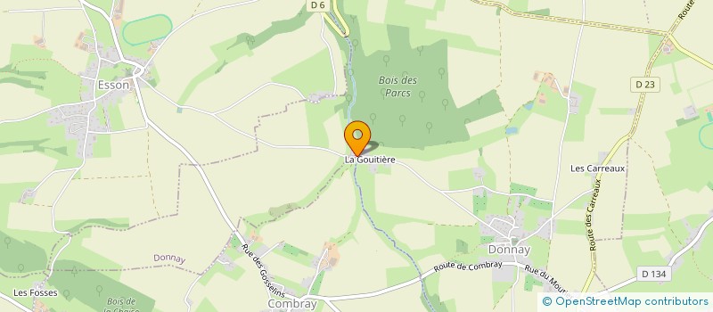 localisation de l'entreprise MONSIEUR EMMANUEL POLLENNE  DONNAY