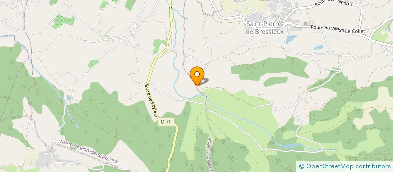 localisation de l'entreprise MONSIEUR EMMANUEL PONCET  SAINT-PIERRE-DE-BRESSIEUX