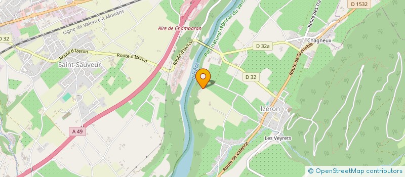 localisation de l'entreprise MONSIEUR EMMANUEL POTIE  IZERON